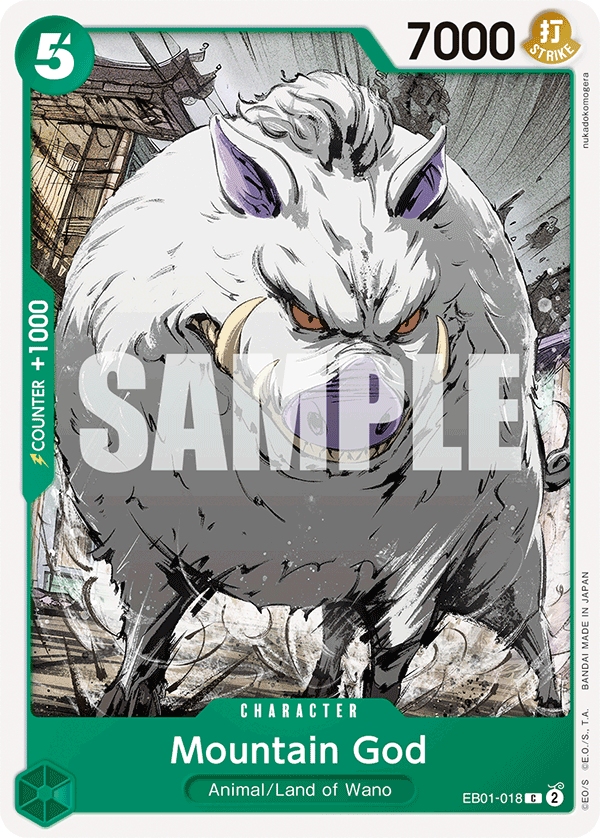 Mountain God — EB01-018 EB01-018
