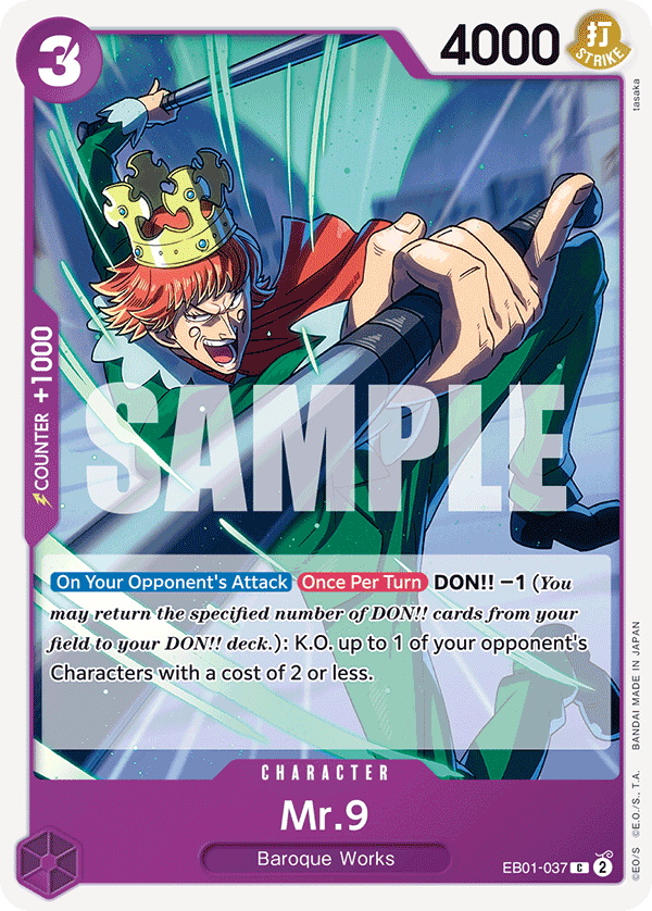 Mr. 9 — EB01-037 EB01-037