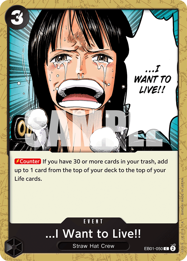 ...I Want to Live!! — EB01-050 EB01-050