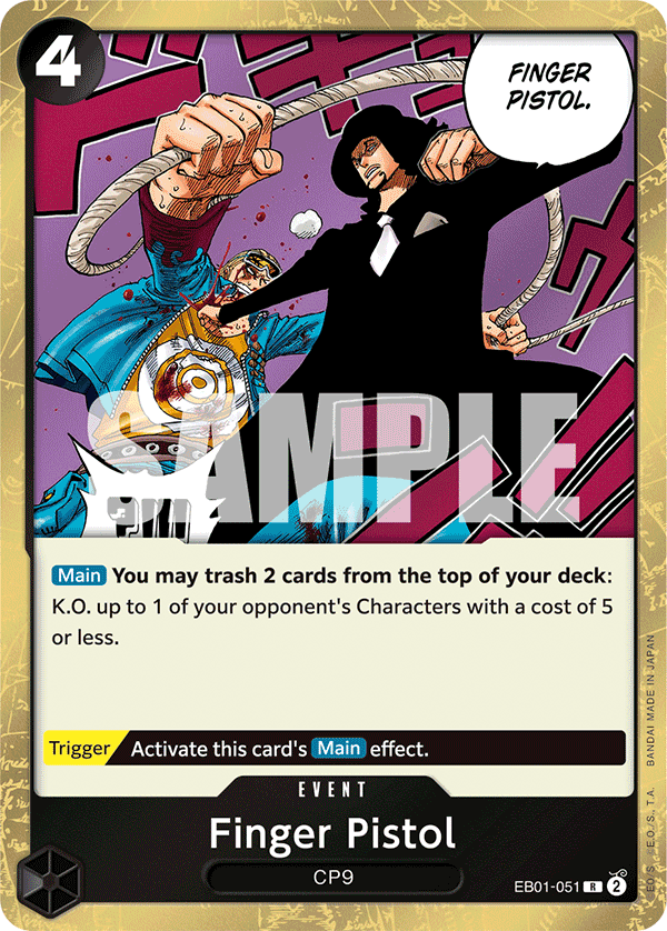 Finger Pistol — EB01-051 EB01-051