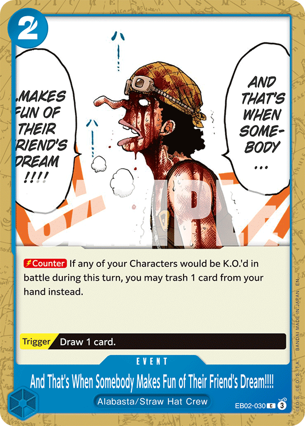 And That's When Somebody Makes Fun of Their Friend's Dream!!!! — EB02-030 EB02-030