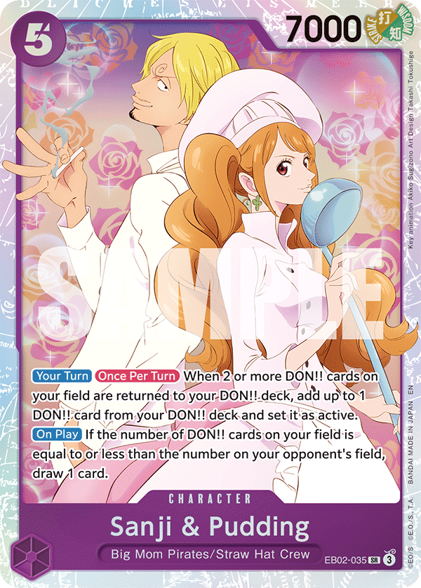 Sanji &amp; Pudding — EB02-035 EB02-035