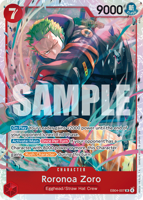 Roronoa Zoro — EB04-007 EB04-007