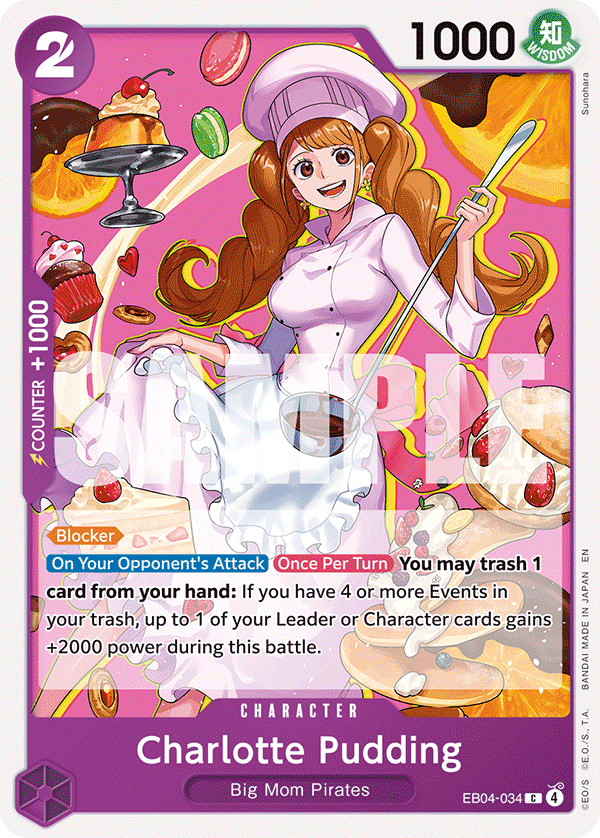Charlotte Pudding — EB04-034 EB04-034