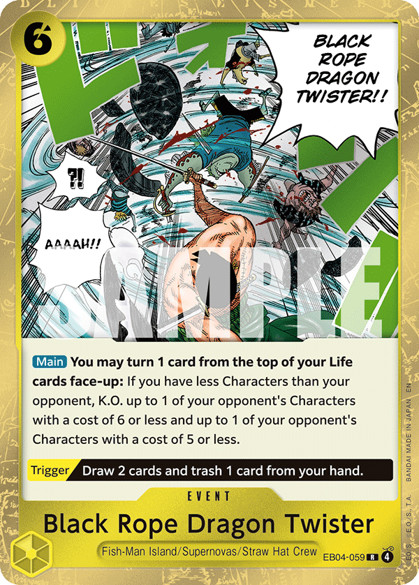Black Rope Dragon Twister — EB04-059 EB04-059