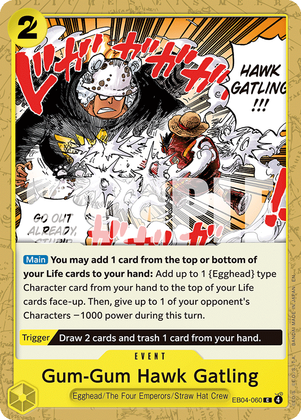 Gum-Gum Hawk Gatling — EB04-060 EB04-060