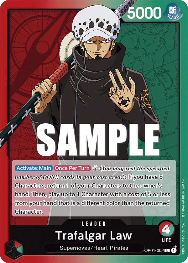 Trafalgar Law — OP01-002 OP01-002