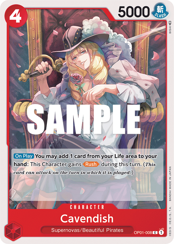 Cavendish — OP01-008 OP01-008