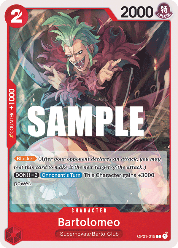 Bartolomeo — OP01-019 OP01-019