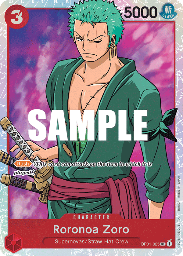 Roronoa Zoro — OP01-025 OP01-025