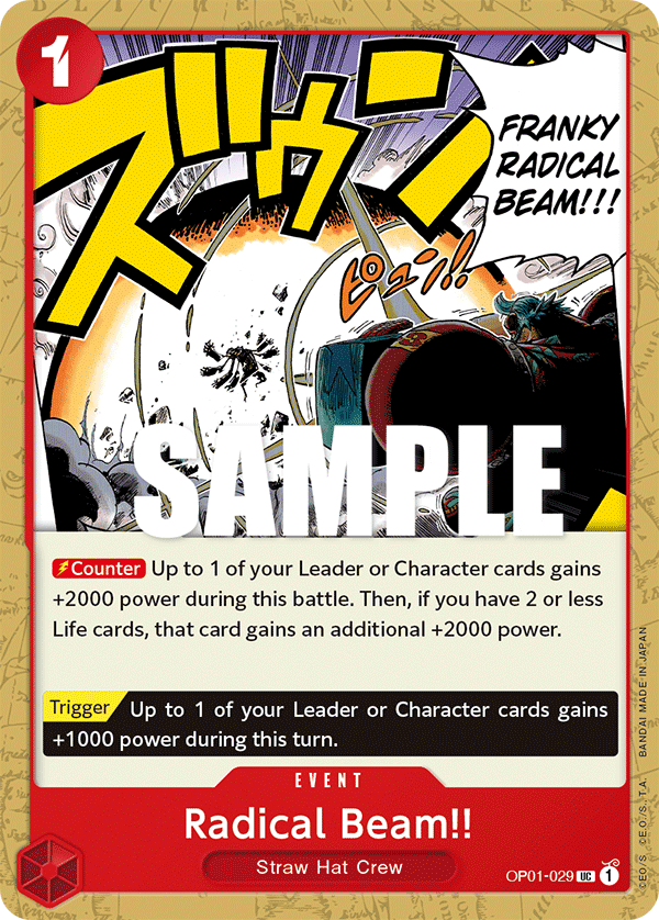 Radical Beam!! — OP01-029 OP01-029