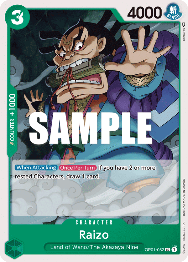Raizo — OP01-052 OP01-052