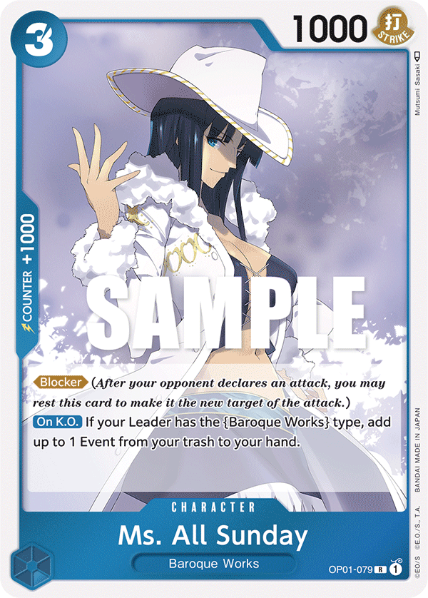 Ms. All Sunday — OP01-079 OP01-079