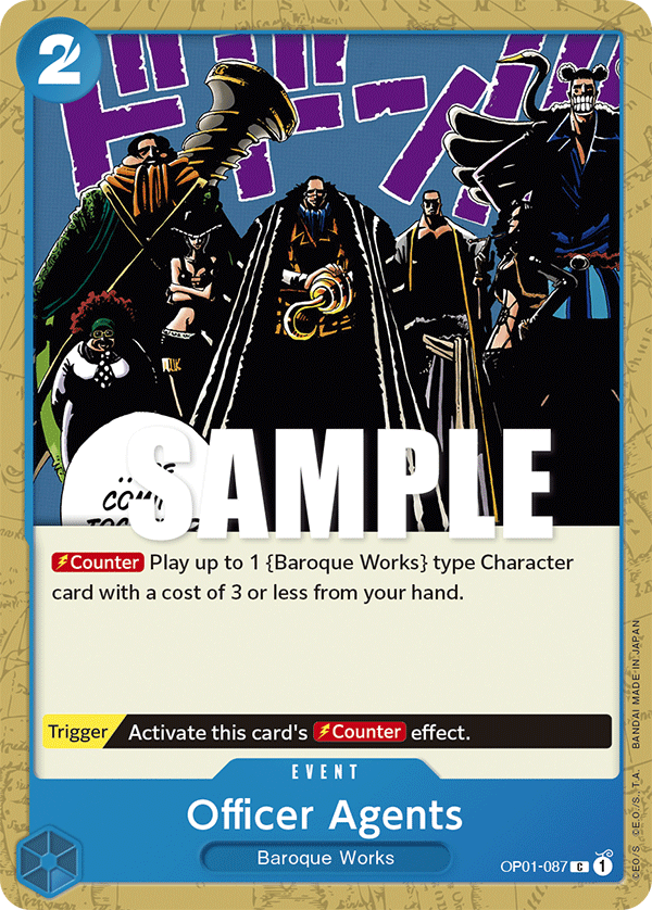 Officer Agents — OP01-087 OP01-087