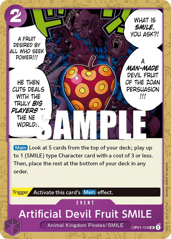 Artificial Devil Fruit SMILE — OP01-116 OP01-116