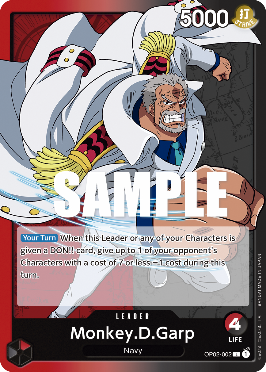 Monkey.D.Garp — OP02-002 OP02-002