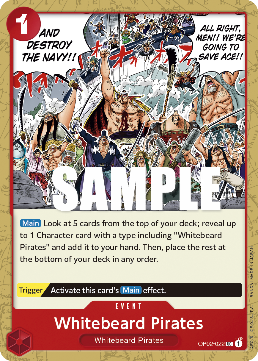 Whitebeard Pirates — OP02-022 OP02-022