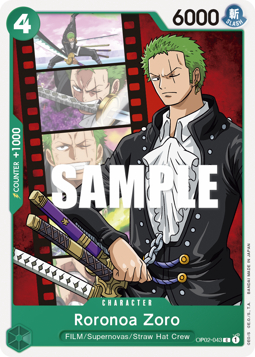 Roronoa Zoro — OP02-043 OP02-043