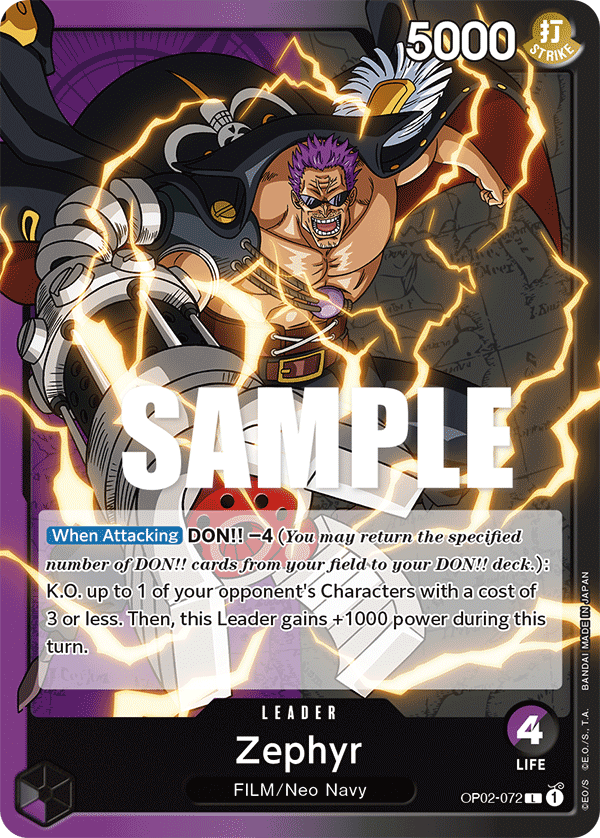 Zephyr — OP02-072 OP02-072
