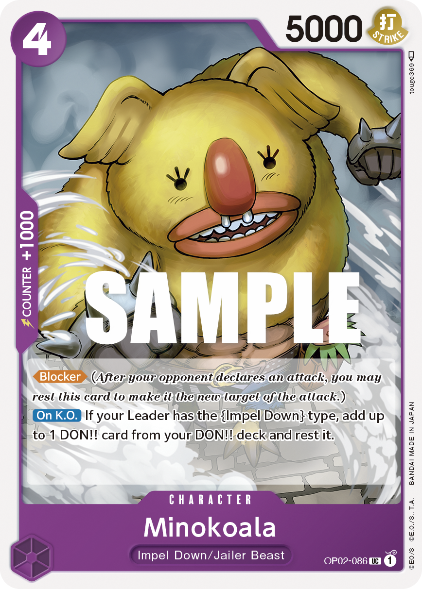 Minokoala — OP02-086 OP02-086