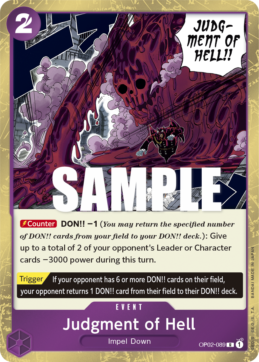 Judgment of Hell — OP02-089 OP02-089