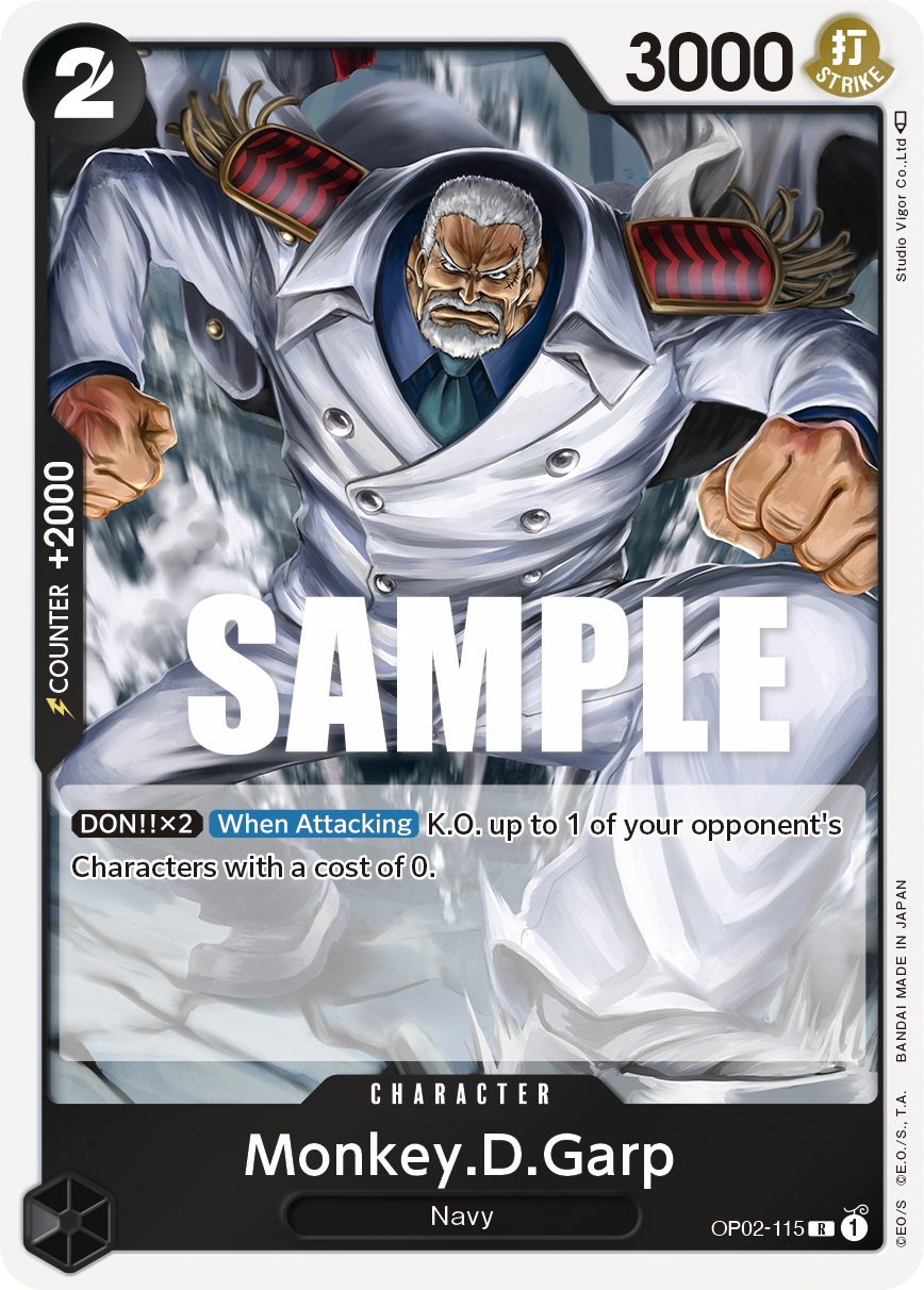 Monkey.D.Garp — OP02-115 OP02-115