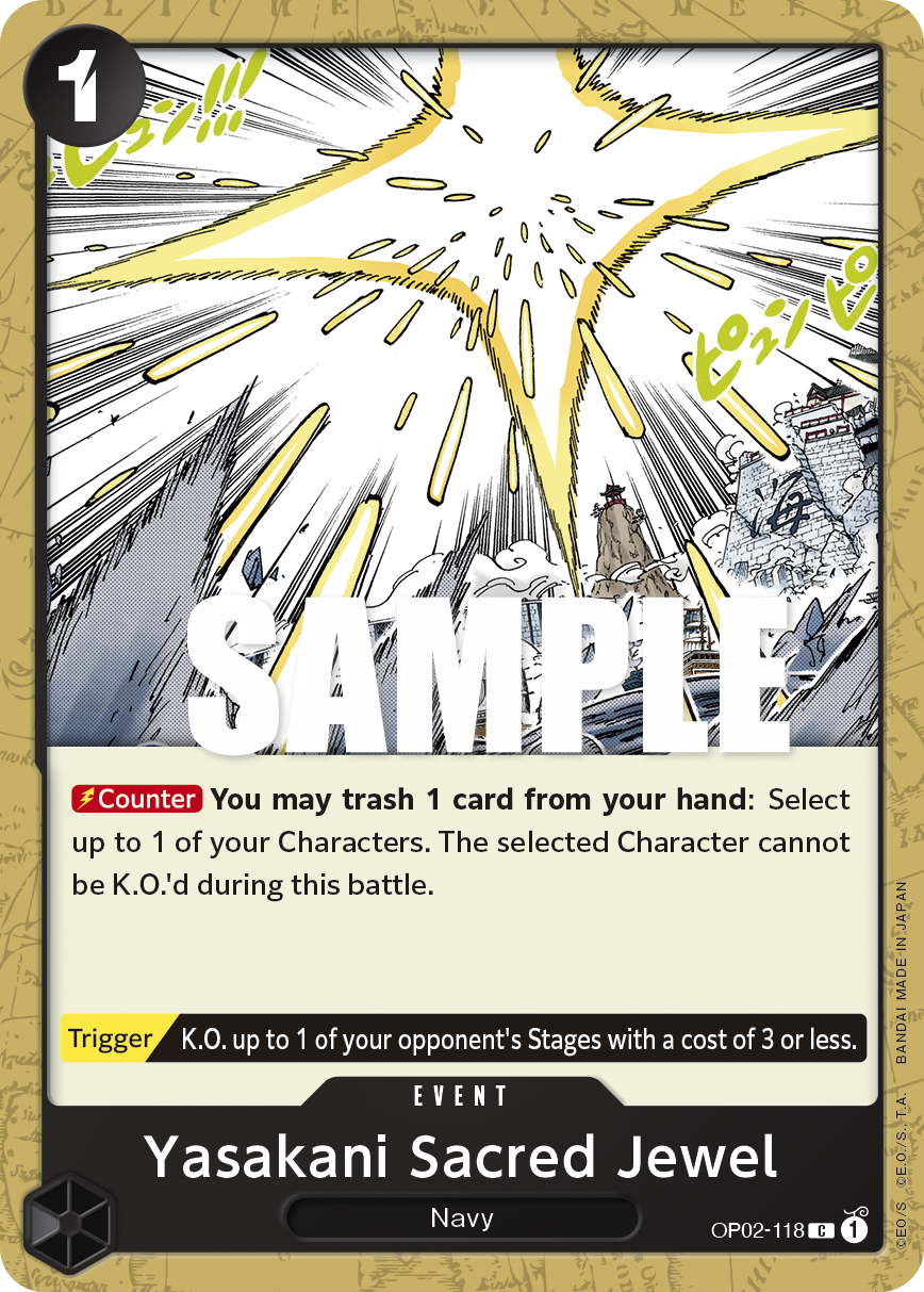 Yasakani Sacred Jewel — OP02-118 OP02-118