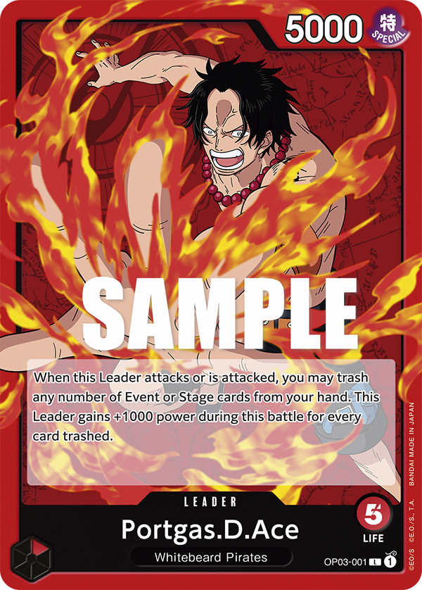 Portgas.D.Ace — OP03-001 OP03-001