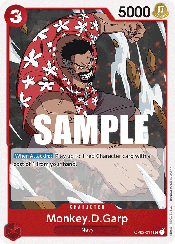 Monkey.D.Garp — OP03-014 OP03-014