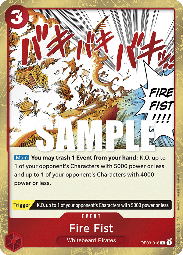 Fire Fist — OP03-018 OP03-018