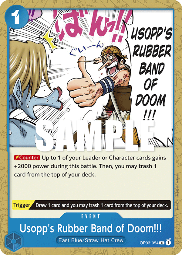 Usopp's Rubber Band of Doom!!! — OP03-054 OP03-054