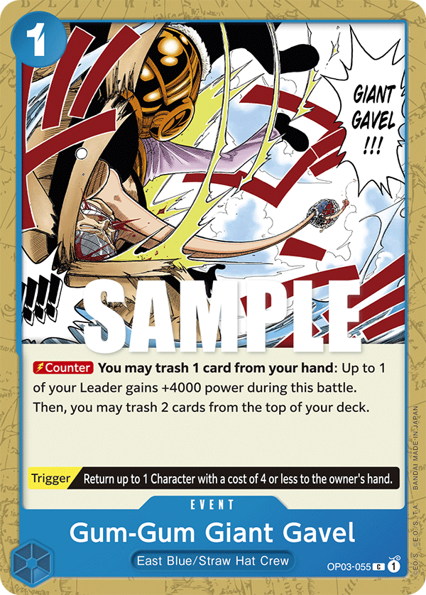 Gum-Gum Giant Gavel — OP03-055 OP03-055
