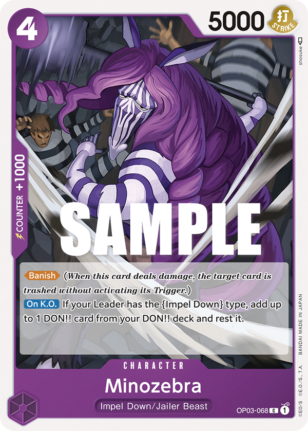 Minozebra — OP03-068 OP03-068