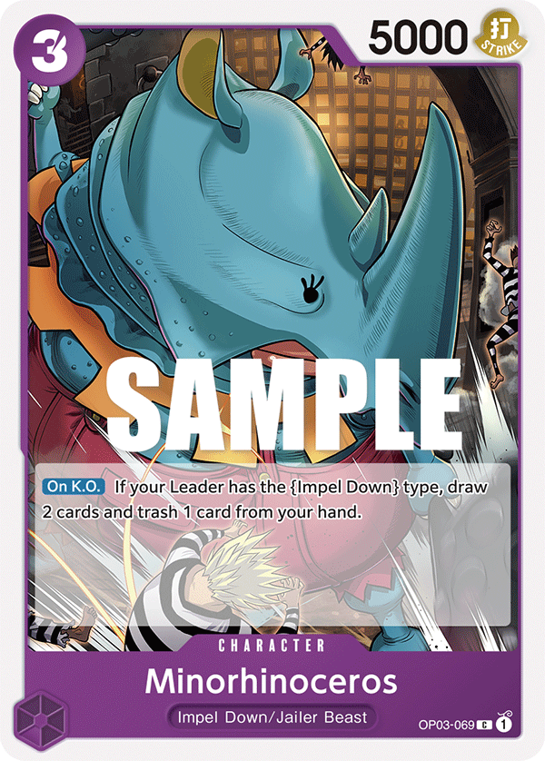 Minorhinoceros — OP03-069 OP03-069