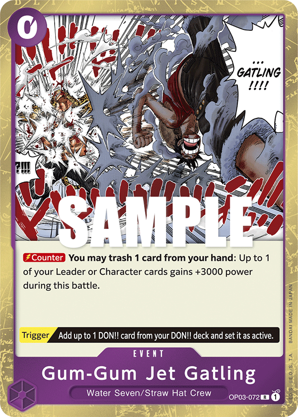 Gum-Gum Jet Gatling — OP03-072 OP03-072