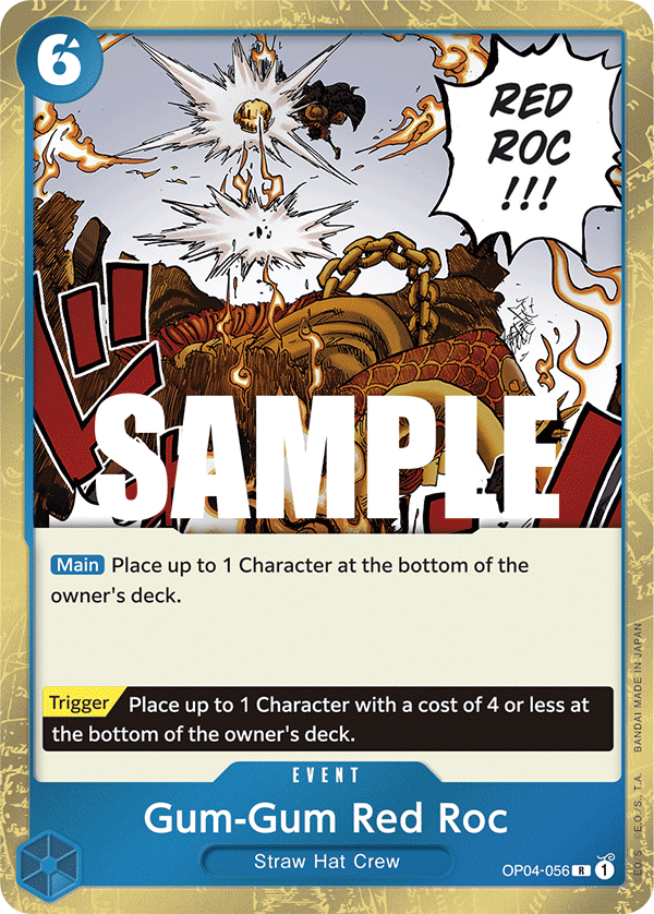 Gum-Gum Red Roc — OP04-056 OP04-056