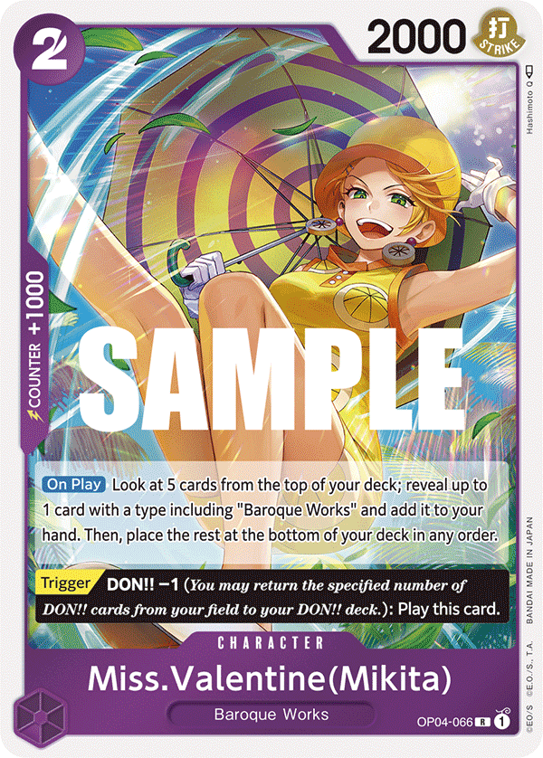 Miss.Valentine(Mikita) — OP04-066 OP04-066