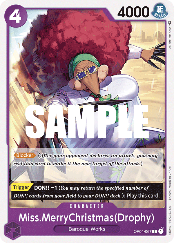 Miss.MerryChristmas(Drophy) — OP04-067 OP04-067