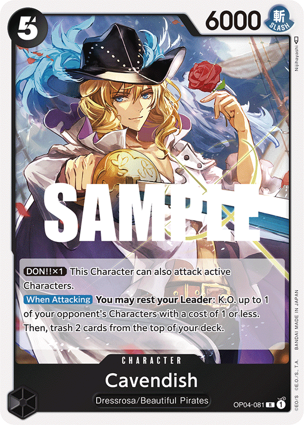 Cavendish — OP04-081 OP04-081