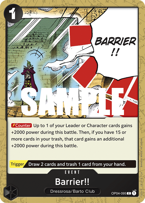 Barrier!! — OP04-095 OP04-095