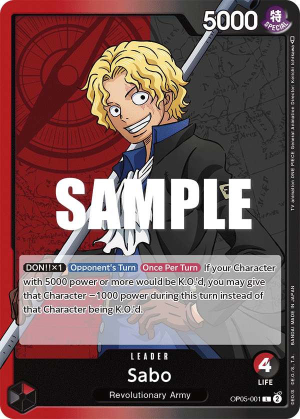 Sabo — OP05-001 OP05-001