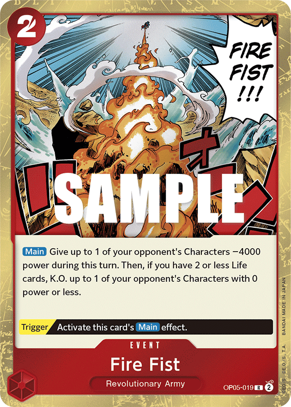 Fire Fist — OP05-019 OP05-019