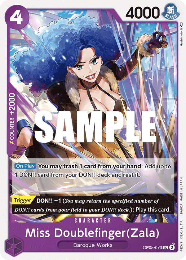 Miss Doublefinger(Zala) — OP05-073 OP05-073