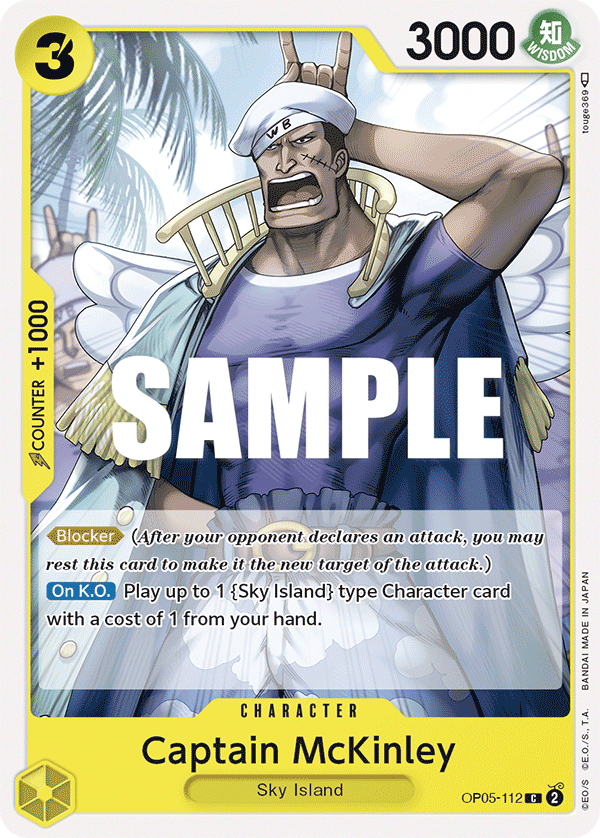 Captain McKinley — OP05-112 OP05-112