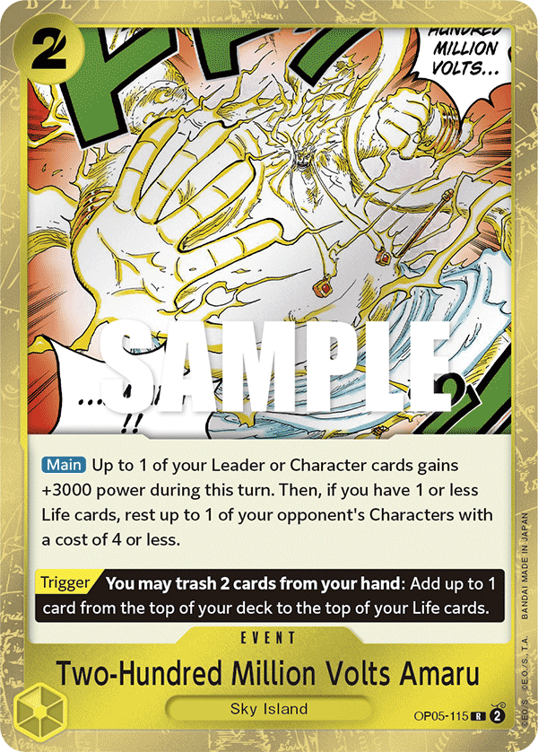 Two-Hundred Million Volts Amaru — OP05-115 OP05-115