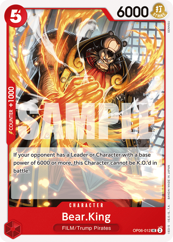 Bear.King — OP06-012 OP06-012