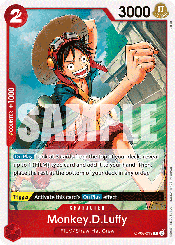Monkey.D.Luffy — OP06-013 OP06-013