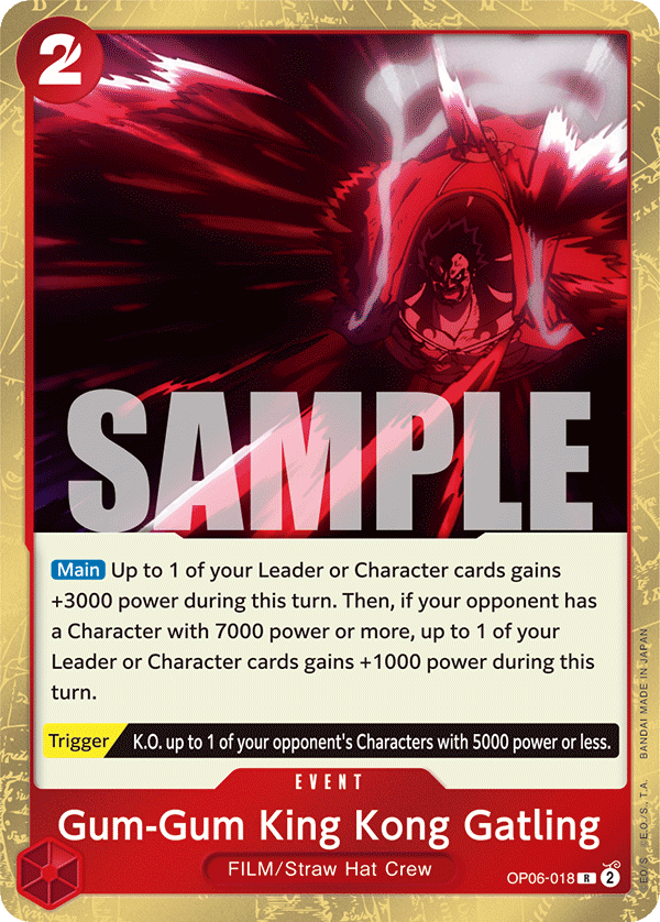 Gum-Gum King Kong Gatling — OP06-018 OP06-018
