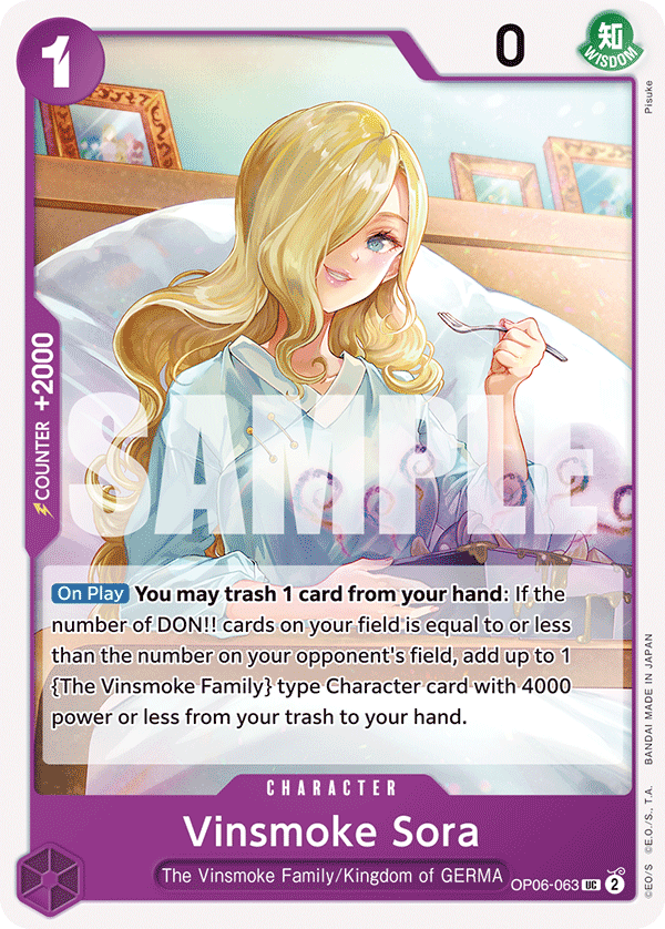 Vinsmoke Sora — OP06-063 OP06-063