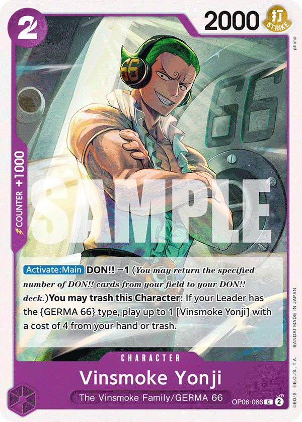 Vinsmoke Yonji — OP06-066 OP06-066